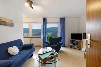 Image de Appartement \"Schwäbische Alb\" avec terrasse privée, jardin partagé et Wi-Fi
