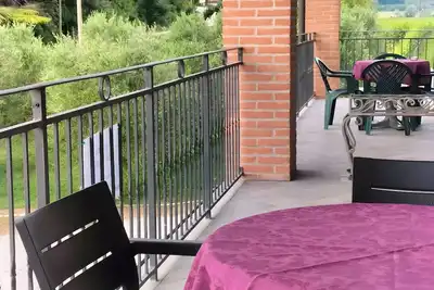 Image de Studio 'La Scarpina Alloggio N 1' avec terrasse privée, jardin partagé et climatisation