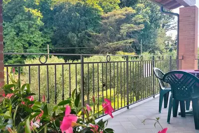 Image de Studio 'La Scarpina Alloggio N 2' avec terrasse privée, jardin partagé et climatisation