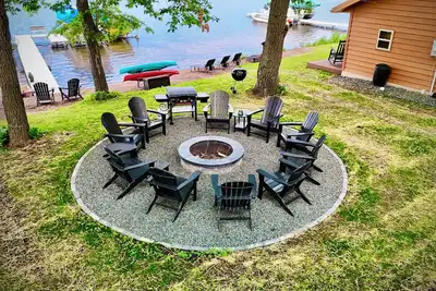 Image de New Lake Side Cottage North steps from the water of Mckenzie Lake, Spooner Wi