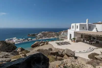 Image de Exquisite Mykonos Villa | Villa Mare Azzurro | 8 Bedrooms | Panoramic Sea Views