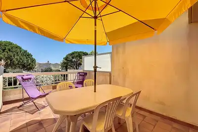 Image de Studio lumineux 4 pers, près de la plage avec Wi-Fi
