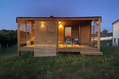 Image de Tiny House haut gamme  sur grand terrain, vue sur limoges