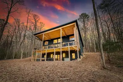 Image de New-Modern Luxe Cabin in Blue Ridge-Gym-Sauna-Ht