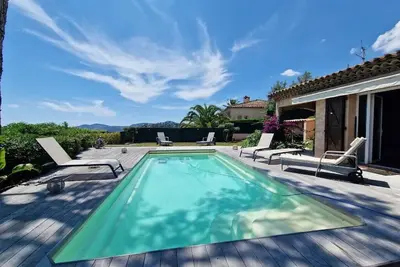 Image de Cannes - Mandelieu - Villa Vue Magnifique- 8 personnes - Clim - Piscine