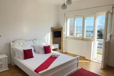 Image de Beach Villa at Split Top location, with pool, sea view and tropical garden