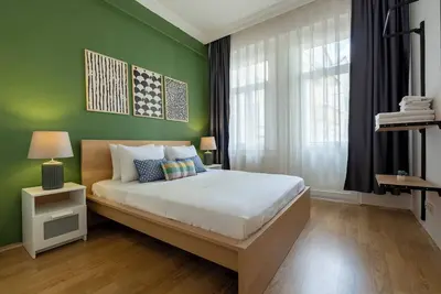 Image de 3-bedroom apartment with 2 bathrooms in enchanting Istanbul with Ac, WiFi