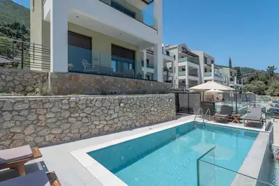 Maison de campagne 'Villa San George 2' avec vue sur la mer, Wi-Fi et climatisation