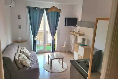 Image de Homerez - Studio cosy avec terrasse à Vallauris 15 m²
