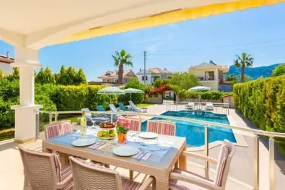 Image de Villa Günsu ; Özel Havuz, 5 Yatak Odası, 5 Banyo, Klima, Alarm