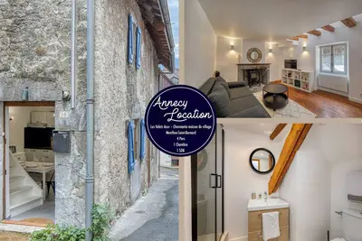 Image de Bienvenue aux Volets Azur, une adorable maison de village entièrement rénovée, idéale pour une escapade à deux au cœur de Menthon-Saint-Bernard. Entre lac et montagnes, cette maison cosy vous accueille dans une ambiance paisible et chaleureuse.