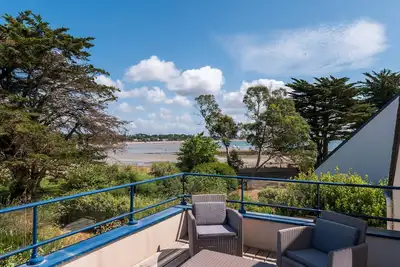 Image de Maison contemporaine, la plage à pied