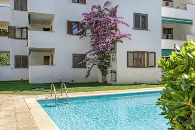 Image de Appartement 'Fondo' avec vue sur la montagne, piscine partagée et climatisation