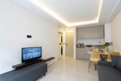 Image de Charming 1-bedroom apartment with WiFi, Ac in vibrant Istanbul