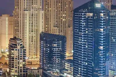 Image de Chic 1-bedroom apartment in Dubai Marina with WiFi, fitness room, Spa