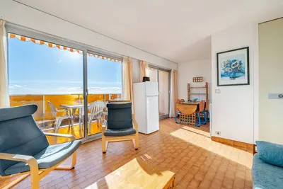 Image de Studio avec Wi-Fi pour 6 pers, vue mer magnifique