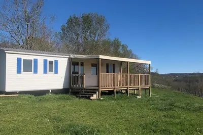 Image de Mobil-Home familial 3ch au calme, en pleine nature avec vue sur chevaux
