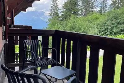 Image de Appartement vue Mont-Blanc, piscine chauffée, ski aux pieds