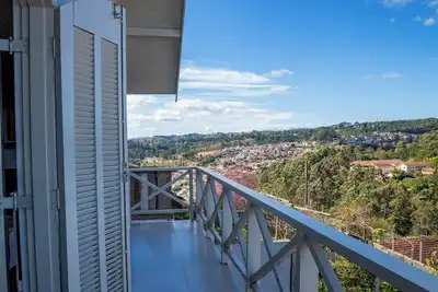 Image de Casa com lareira, Wi-Fi e varanda com vista