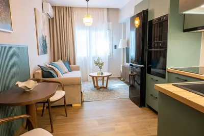 Image de The Arco Teal Apartment with 1-bedroom, with WiFi, Ac in phenomenal Kavala