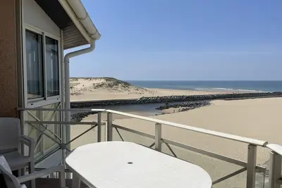 Image de Appartement T3 cabine rénové face à l'océan, 6 pers.