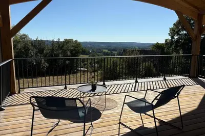 Image de Vue sur la vallée avec une totale accessibilité Pmr