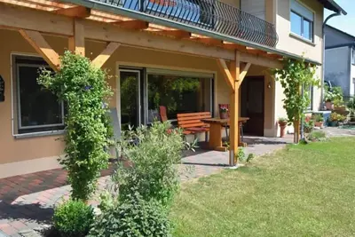 Image de belle maison avec vue imprenable