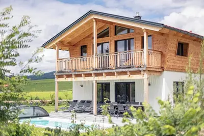 Image de Chalet 19 with balcony and mountain view