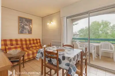 Image de T2 confortable avec balcon et Wi-Fi - Barbotan