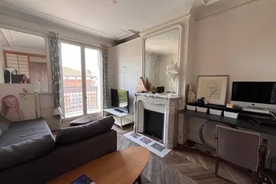 Image de Appartement avec balcon& vue sur la Tour Eiffel