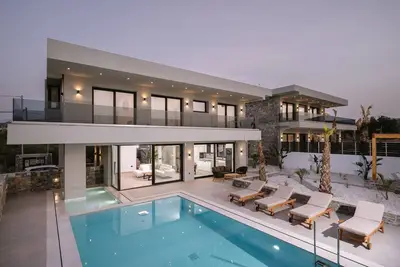 Image de Superb Hersonisos Villa | Villa Elysian Blue | 3 Bedrooms | Private Pool