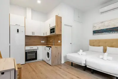 Image de Charming Madrid Ciudad lineal - Cozy studio with Ac