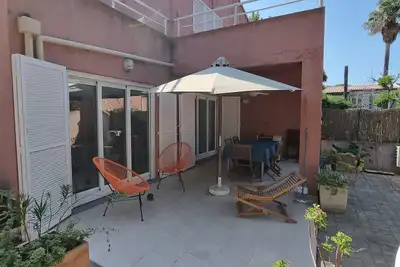 Image de 6 pers - jardin et plage à pied