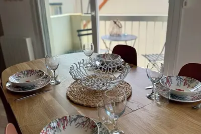 Image de Rose Mer, magnifique appartement : Parking privé - Bord de mer - Animal accepté