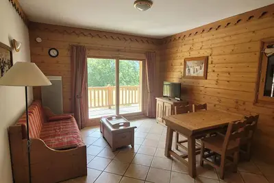 Image de Champagny en Vanoise: Appartement 6 pers, Terrasse, Wifi, Accès piscine et Spa