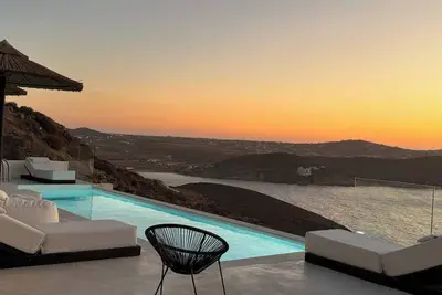 HoM Mykonos. Sea view Villa with private pool
