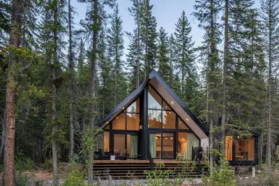 Image de Modern A-frame w/ Private Sauna on Rivers Edge (#1)