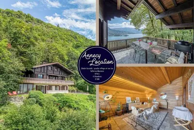 Image de Évadez-vous dans ce somptueux chalet offrant une vue à couper le souffle sur le lac d'Annecy.