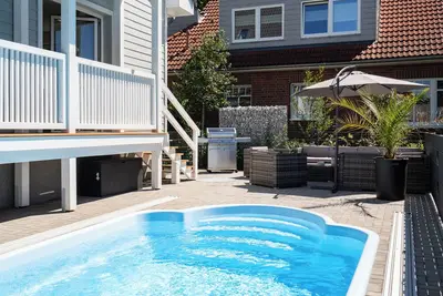 Image de Modern vacation apartment with heated pool, balcony and terrace near the Baltic Sea