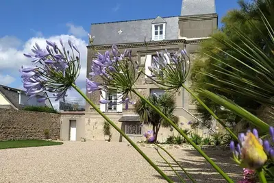Image de Maison de vacances avec accès direct plage et jardin à Quinéville