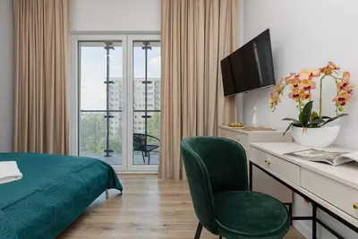 Image de Studio with double bed | Balcony | Kasprzaka 29