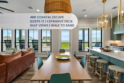 Image de Coastal Oasis | Gulf Views, Spacious Deck, Board Games, Fireplace & Outdoor Grill