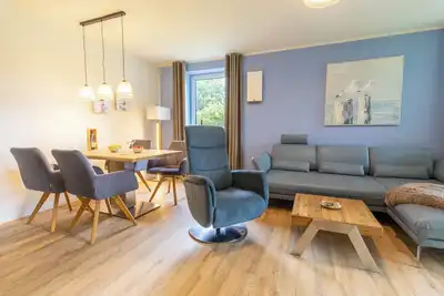 Image de Box seat by the sea - Modern. Quiet. Close to the beach. Sauna. Terrace.