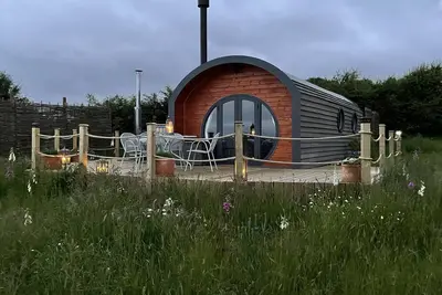 Image de Cabines Ă Oxfordshire avec Spa & Vue Prairie
