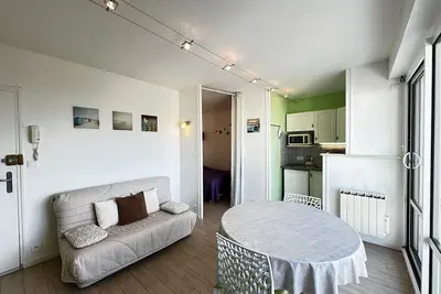 Image de Studio cosy vue mer, centre-ville Fouras, balcon, 2 pers