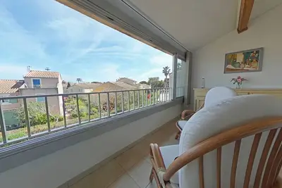 Image de T3 mezzanine climatisé proche plage pour 4 personnes