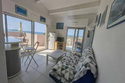 Image de Charmant T2 avec terrasse et parking, proche plage pour 4 pers.