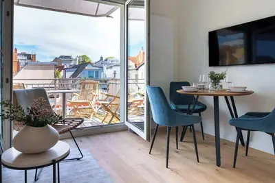 Image de 2-Raum Appartement „Nr. 6“ mit Balkon