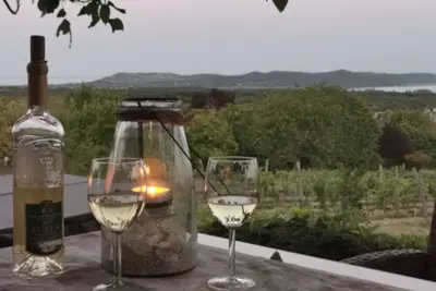 Image de Villa a Balaton-Felvidéken, ahol jakuzziban gyönyörködhet a tó panorámájában