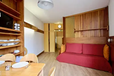 Image de Studio au centre de Chamrousse avec balcon